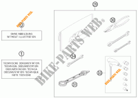 GEREEDSCHAPSET / HANDBOEK / OPTIES voor KTM 450 EXC 2013