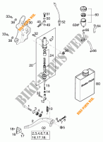 REMPOMP ACHTER voor KTM 400 EXC RACING SIX DAYS 2001