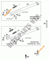 STANDAARD voor KTM 400 EXC RACING SIX DAYS 2001