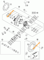 ACHTERWIEL voor KTM 350 EXC-F 2015