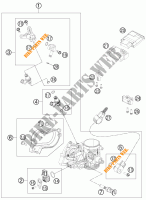 GASKLEP HUIS voor KTM 350 EXC-F 2015