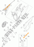 LUCHTFILTER voor KTM 250 EXC SIX-DAYS 2015