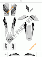 STICKERS voor KTM 250 EXC SIX-DAYS 2015