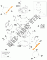 CILINDER / CILINDERKOP voor KTM 250 EXC 2013
