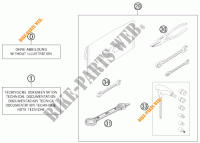 GEREEDSCHAPSET / HANDBOEK / OPTIES voor KTM 250 EXC 2013