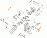 UITLAAT voor KTM RC 125 ORANGE 2018