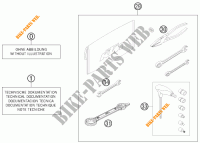 GEREEDSCHAPSET / HANDBOEK / OPTIES voor KTM 200 EXC 2015