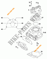 CILINDER voor KTM 200 EXC 2000