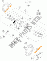 ACHTERWIEL voor KTM 250 SX-F FACTORY EDITION 2015