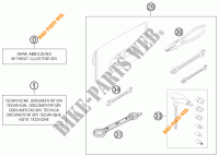 GEREEDSCHAPSET / HANDBOEK / OPTIES voor KTM 250 SX-F FACTORY EDITION 2015