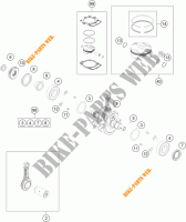 KRUKAS / ZUIGER voor KTM 250 SX-F FACTORY EDITION 2015