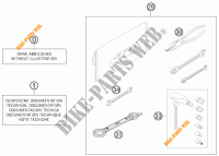 GEREEDSCHAPSET / HANDBOEK / OPTIES voor KTM 250 SX-F 2014