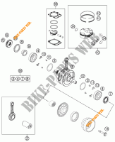 KRUKAS / ZUIGER voor KTM 250 SX-F 2014