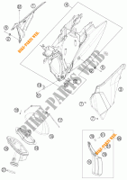 LUCHTFILTER voor KTM 250 SX-F 2012