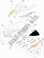 ACHTERBRUG voor KTM 1290 SUPER DUKE R SPECIAL EDITION ABS 2016