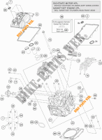 CILINDERKOP VOOR voor KTM 1290 SUPER DUKE R SPECIAL EDITION ABS 2016