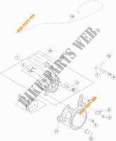 REMKLAUW ACHTER voor KTM 1290 SUPER DUKE R SPECIAL EDITION ABS 2016