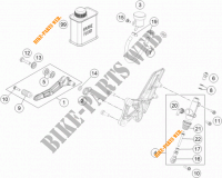 REMPOMP ACHTER voor KTM 1290 SUPER DUKE R SPECIAL EDITION ABS 2016