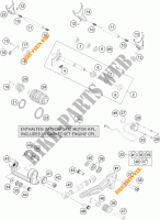 SCHAKEL MECHANISME voor KTM 1290 SUPER DUKE R SPECIAL EDITION ABS 2016