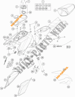 TANK / ZADEL voor KTM 1290 SUPER DUKE R SPECIAL EDITION ABS 2016