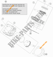 CILINDER voor KTM 1290 SUPER DUKE R SPECIAL EDITION ABS 2016