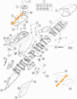 TANK / ZADEL voor KTM 1290 SUPER DUKE R SPECIAL EDITION ABS 2016