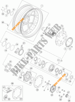 ACHTERWIEL voor KTM 1290 SUPER DUKE R SPECIAL EDITION ABS 2016