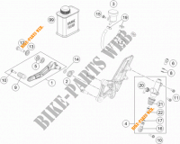 REMPOMP ACHTER voor KTM 1290 SUPER DUKE R SPECIAL EDITION ABS 2016