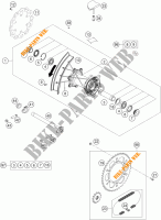 ACHTERWIEL voor KTM 125 SX 2017
