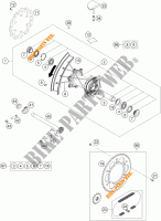 ACHTERWIEL voor KTM 125 SX 2016