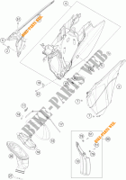 LUCHTFILTER voor KTM 125 SX 2014