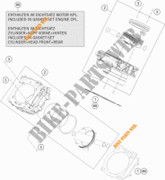 CILINDER voor KTM 1290 SUPER DUKE R SPECIAL EDITION ABS 2016