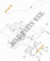 REMKLAUW ACHTER voor KTM 1290 SUPER DUKE R SPECIAL EDITION ABS 2016