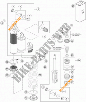 SCHOKBREKER (ONDERDELEN) voor KTM 1290 SUPER DUKE R SPECIAL EDITION ABS 2016