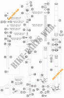 VOORVORK (ONDERDELEN) voor KTM 125 SX 2011