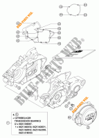 CARTERDELEN voor KTM 125 SX 2004