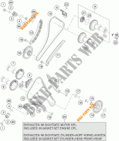 DISTRIBUTIERIEM voor KTM 1290 SUPER DUKE R WHITE 2018