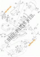 UITLAAT voor KTM 1290 SUPER DUKE R WHITE 2018