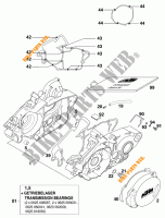 CARTERDELEN voor KTM 125 SX 2000
