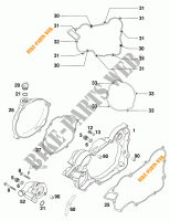 KOPPELINGS DEKSEL voor KTM 125 SX 2000