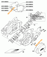 CARTERDELEN voor KTM 125 SX 1999