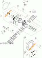 ACHTERWIEL voor KTM 450 SX-F FACTORY EDITION 2018