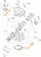 CILINDERKOP voor KTM 450 SX-F FACTORY EDITION 2018