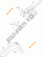 PLASTIC voor KTM 450 SX-F FACTORY EDITION 2018