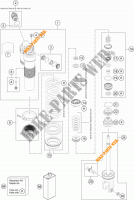 SCHOKBREKER (ONDERDELEN) voor KTM 450 SX-F FACTORY EDITION 2017