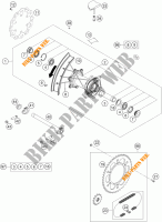 ACHTERWIEL voor KTM 450 SX-F 2018