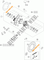 ACHTERWIEL voor KTM 450 SX-F 2017