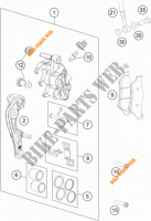 REMKLAUW VOOR voor KTM 450 SX-F 2014