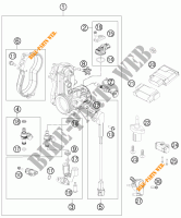 GASKLEP HUIS voor KTM 450 SX-F 2013