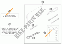 GEREEDSCHAPSET / HANDBOEK / OPTIES voor KTM 450 SX-F 2013